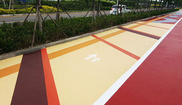 中新天津生態(tài)城彩色慢行道項(xiàng)目，共建可持續(xù)發(fā)展生態(tài)城市